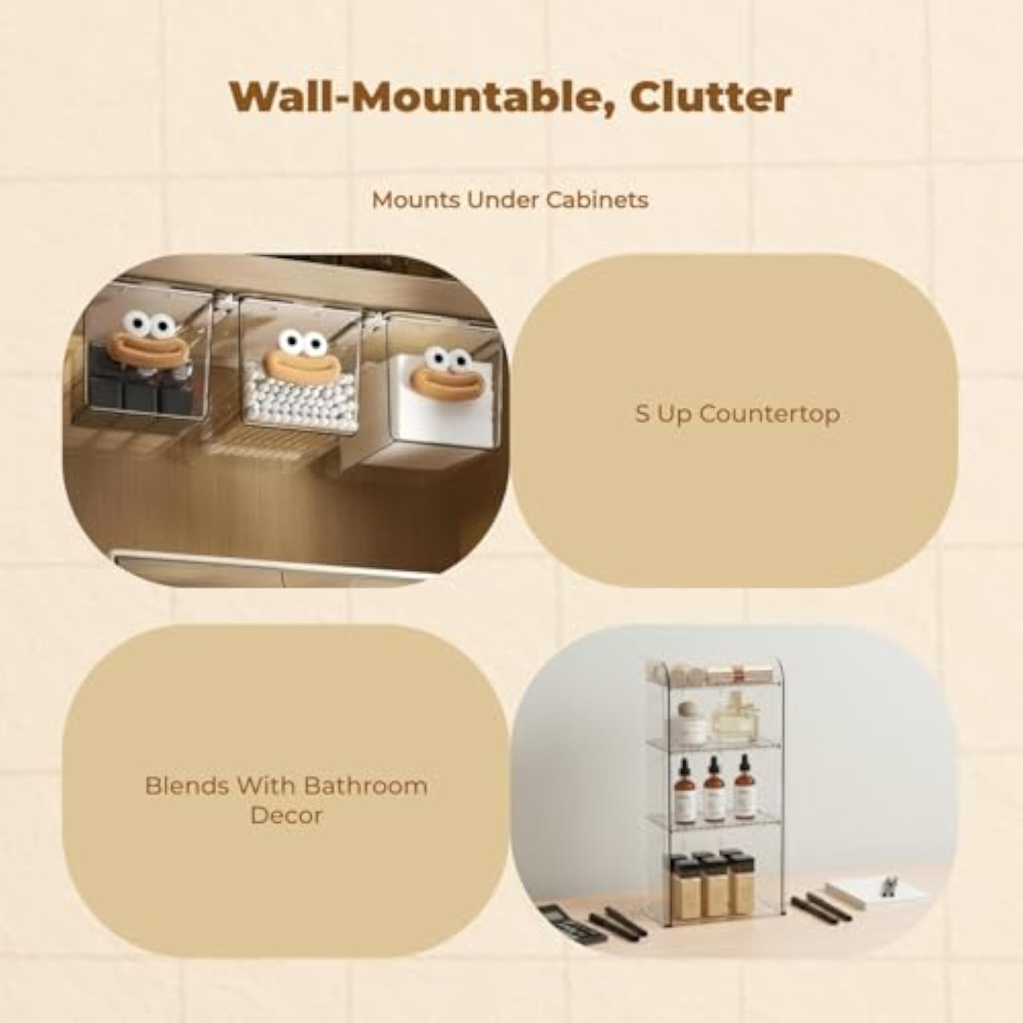 Multifunctional Makeup Organizer Storage Box