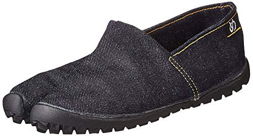 Marugo] tabiRela - Unisex Tabi Style, Espadrille Shoes Cotton Twill Upper with Rubber Outsole.