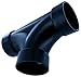Genova Products 81633 3" ABS 2-Way CLEANOUT TEE, 3"