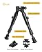 CVLIFE 3-in-1 Rifle Bipod Picatinny Bipod for Rifle with Swivel Stud Adapter and Barrel Clamp Adapter Adjustable Height from 6.3 to 7 Inches