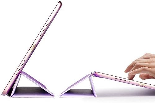 ESR Yippee Trifold Smart Case for iPad Pro 9.7, Translucent Frosted Back Magnetic Cover with Auto Sleep/Wake Function [Light Weight] Compatible with iPad pro 9.7 inch 2016 Release (Fragrant Lavender)