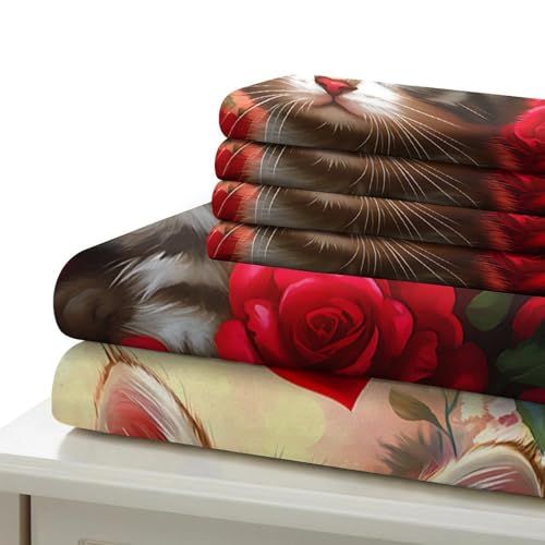Housse de Couette Hamster Parure de Lit Douce pour des Nuits Tendres