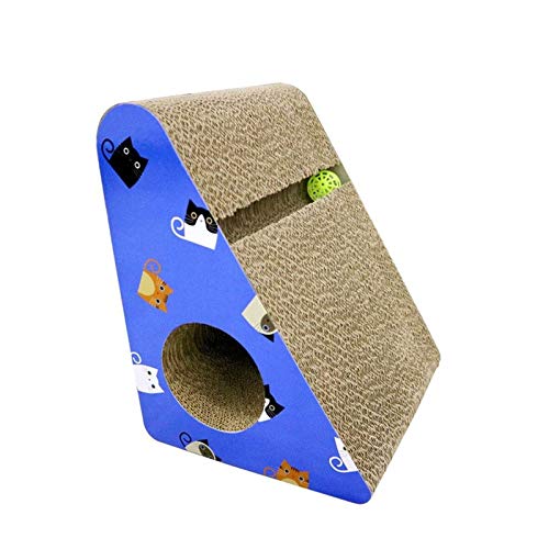 Griffoir pour chat bleu anti-griffures pour préserver vos meubles