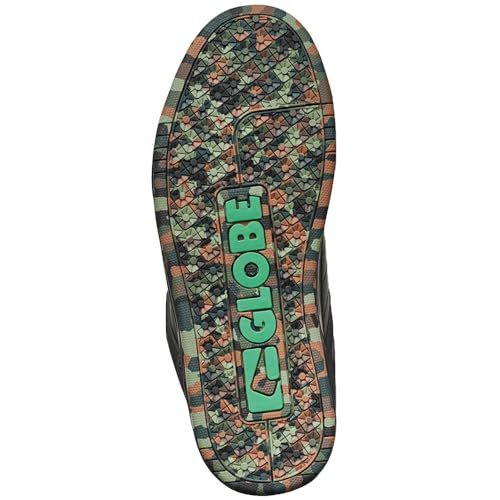 Globe Tilt Mens Skate Trainers in Black Green2