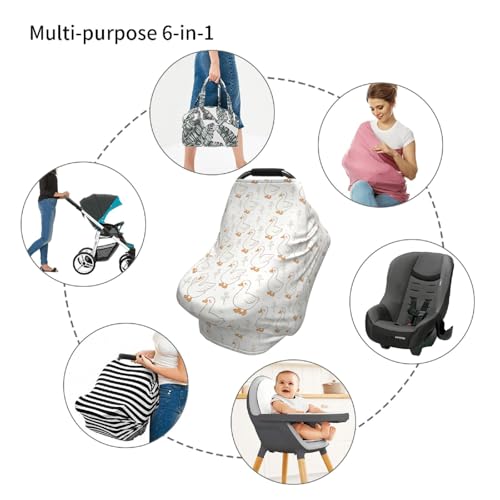 Image of Goose Baby Stuff Car Seat Cover for Baby,Mom Nursing Breastfeeding Covers,Multi-Use Car Seat Canopy Carrier Cover,Stroller Cover Newborn Shower Gift for Boys Girls