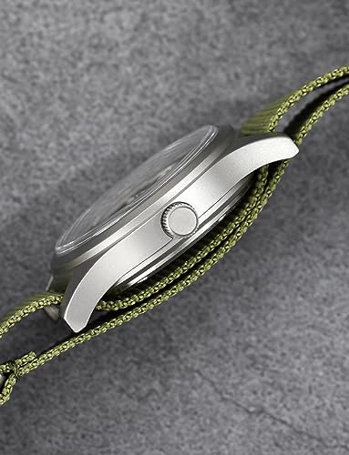 Image of TACTICAL FROG Nylon Watch Band 18mm 19 mm 20mm 22 mm 24 mm, Waterproof Military Watch Straps Replacement for Men Women, With Stainless Steel Buckle