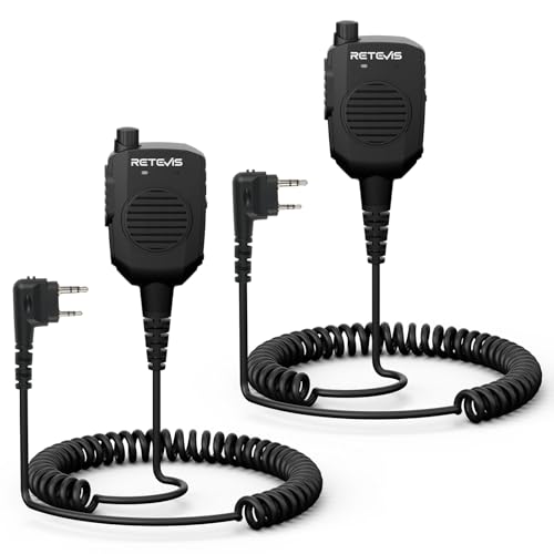 Haut-Parleur Talkie-Walkie Retevis HK011 avec Réduction de Bruit IA et Microphone Haute Précision