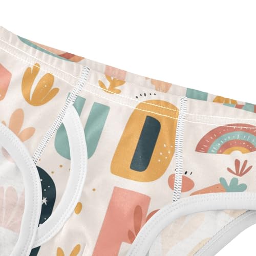 Scandinavian Style Alphabet Boys Toddler Soft Kids Underwear Cute Children Undies4