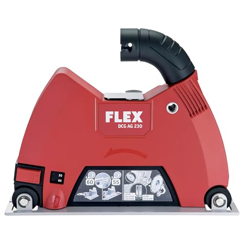 Carter de tronçonnage DCG AG 230 FLEX évite les projections disque 230mm
