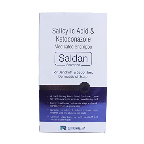 Saldan - Bottle of 100ml Shampoo with Ketoconazole and Salicylic ...