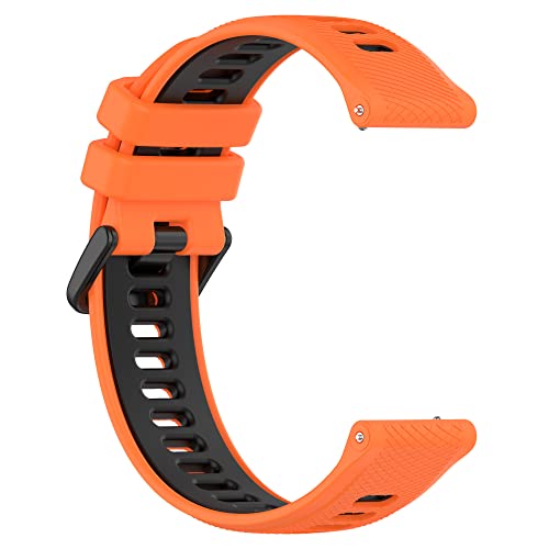 Image of Fit for Garmin Forerunner 265S 255S Watch Bands, 18mm Quick Release Durable Silicone Replacement Bands Wristbands Straps Bracelet Fit for Garmin Vivoactive 4S /Vivomove 3S /Venu 2S