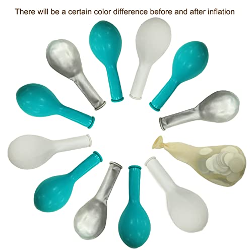 Balloons Garland Arch Kit,120Pcs 18In 12In 10In 5In White and Gold Balloons Gold Confetti Balloons for Wedding Birthday Baby Shower Engagements Anniversary Party Decorations - Image 8