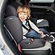 KikkaBoo i-Pass, Kindersitz 9–36 kg, Gruppe 1/2/3 Auto Kindersitz für Kinder 76–150 cm (15 Monate – 12 Jahre), i-Size, 13-fach verstellbare Kopfstütze, Grau