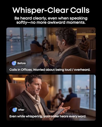 Image of Soundcore Anker Liberty 5 Pro Max Wireless Earbuds, AI Note-Taker for in-Person Meetings, Whisper-Clear Calls, Active Noise Cancelling, 1.78 inch AMOLED Smart Case, 5 Mins Charge = 4 Hrs Playtime