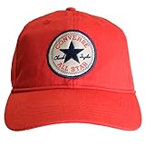 Converse Big Boys Tipoff Chuck Taylor Patch Baseball Cap (Red(9A5294-029)/Grey, 8-20, one_Size)