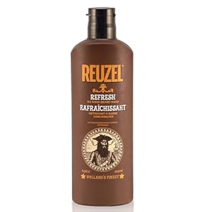 Reuzel Refresh No Rinse Beard Wash – Instantly Freshens Beard – Softens and Hydrates Beard – Emergency Shower in a Bottle – Freshens Beard and Keeps It Moisturized – Softens Coarse Hair – 200 ml
