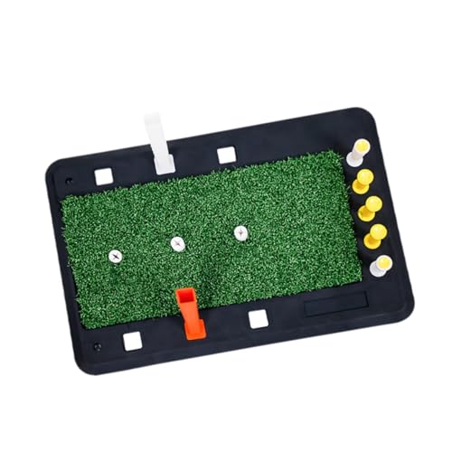 QSTDGVPW Golf Hitting Mat, Golf Practice Mat, Multifunctional Golf Swing Training Aid, Golf Gift