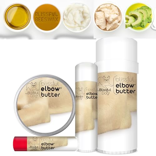 The Blissful Dog Elbow Butter for Dry, Cracked Calluses, Lick-Safe Dog Balm, Soothing Elbow Balm with Moisturizing Shea Butter, Almond, Olive, and Essential Oils, Pet Supplies, 1 oz. Tin - Thumbnail 3