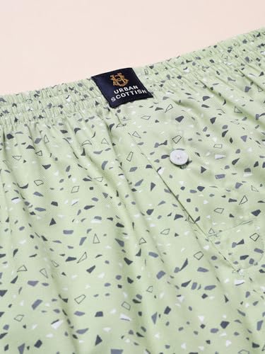 Image of Urban Scottish Men's Boxer Pants 100% Cotton Material with A Stylish Print Soft and Stretchy Elastic Waist Band Dynamic Movement and Hardwearing Stitching Breathable with A Gentle Snug Fit