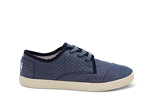 Toms Paseo Chambray Polka Dot 10006131 Womens 8.5