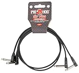 Pig Hog PHLSK2BK Low Profile Patch Cables