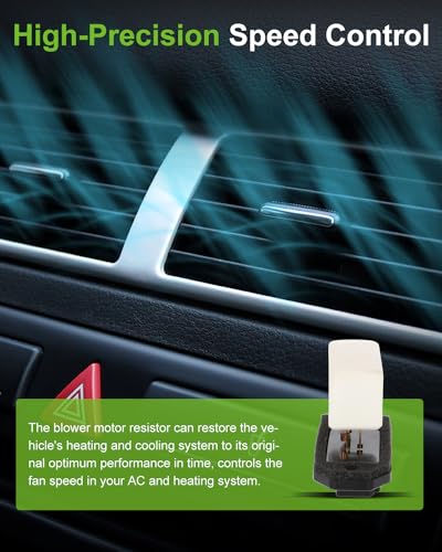 Image of Air Conditioning Heater Fan HVAC Blower Motor Resistor SCITOO Regulator fit for 1994-2008 for Dodge for Ram 1500 /1994-2006 for Dodge for Ram 2500 /1994-2006 for Dodge for Ram 3500