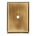 Alno 1-1/2" Brass Rectangle Backplate -A610-38-PA- Polished Antique ( 4 Pieces Package / $14.36 per one piece)