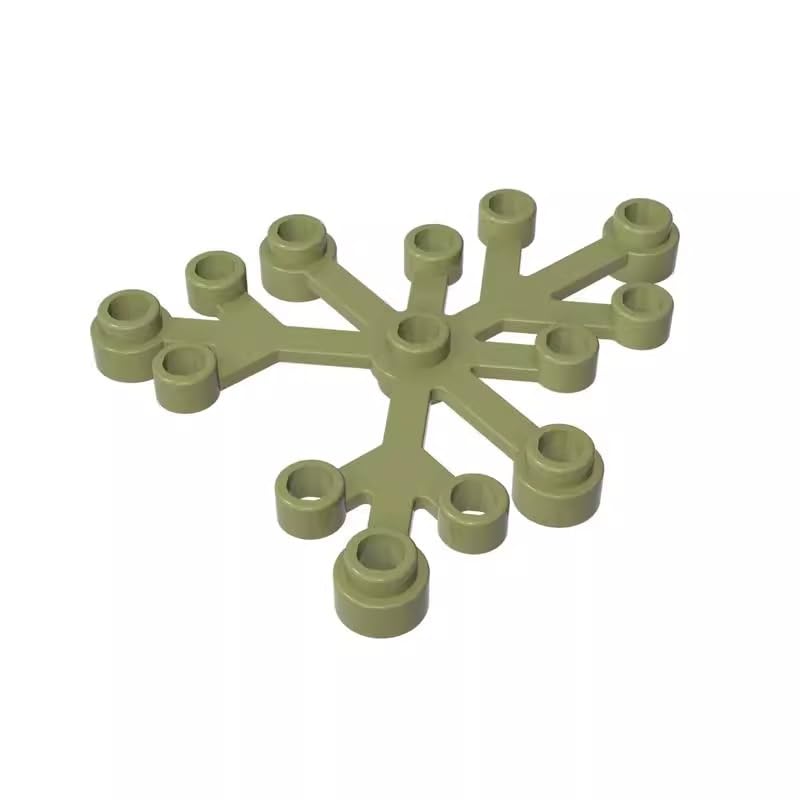 XYEIUGO GDS-1437 2417 Ornaments Plant, Leaves 6x5, Olive Green, 50 PCS โ image 1