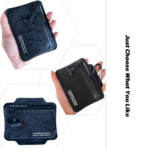Waterproofs Coin Purse Card Holder Zipper Diving Arm Wrist Small Bag Light Weight Card Holder Easy to Carry3