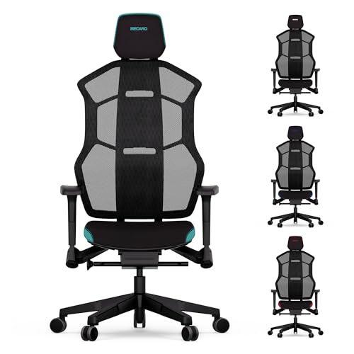 RECARO AER Full Upgrade – Chaise Gaming Ergonomique | Mousse de Rembourrage Premium | Idéal Aussi comme Chaise de Bureau | Ajustable Individuellement | 150...