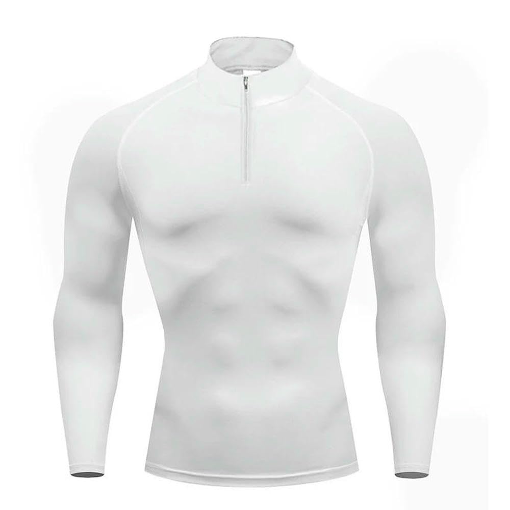 GLDFW męska odzież sportowa koszule fitness slim fit z długim rękawem siłownia koszulka do biegania rajstopy odzież kompresyjna sportowa koszulka