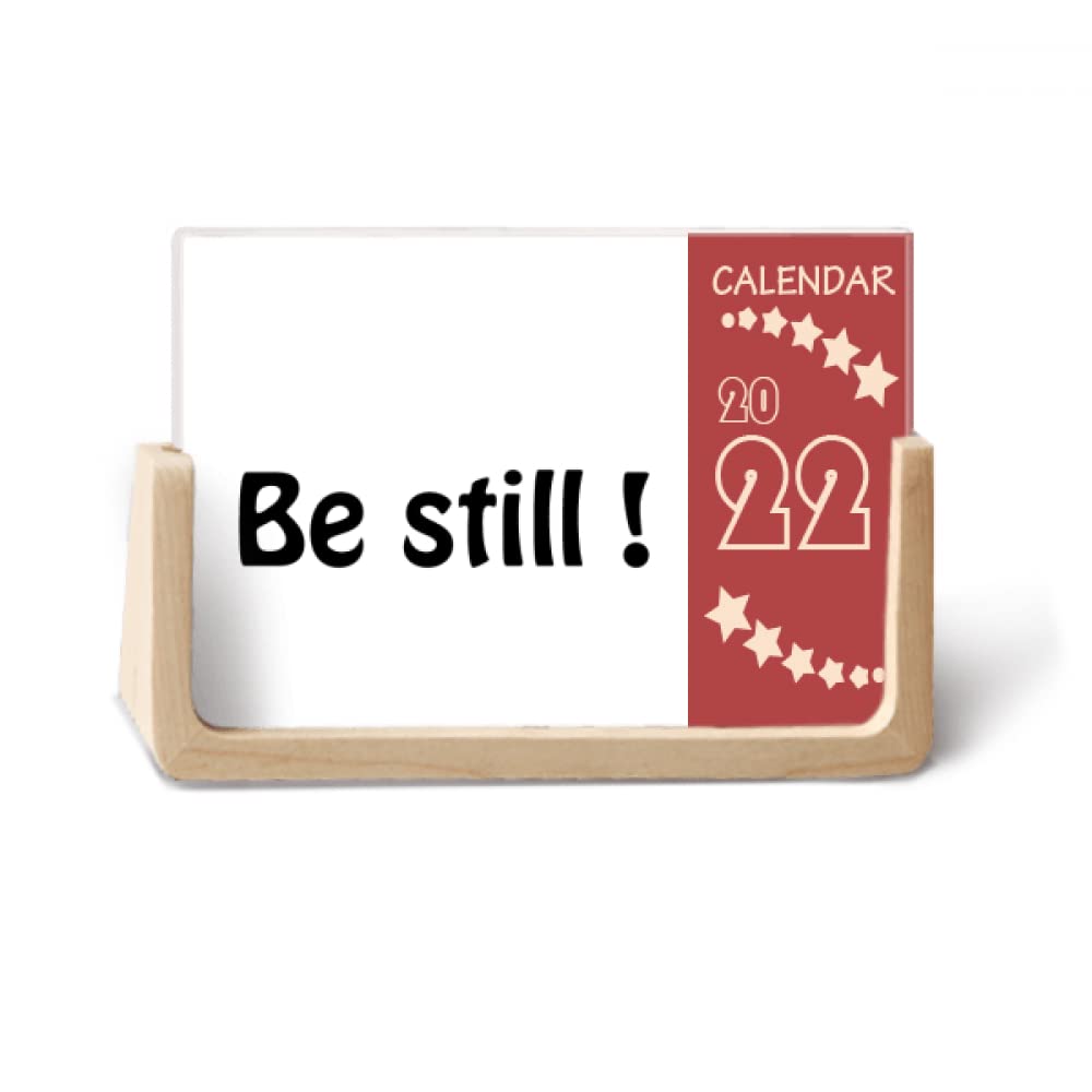 Calendrier de bureau 2022 DIYlab texte chrétien pour réduire le stress quotidien