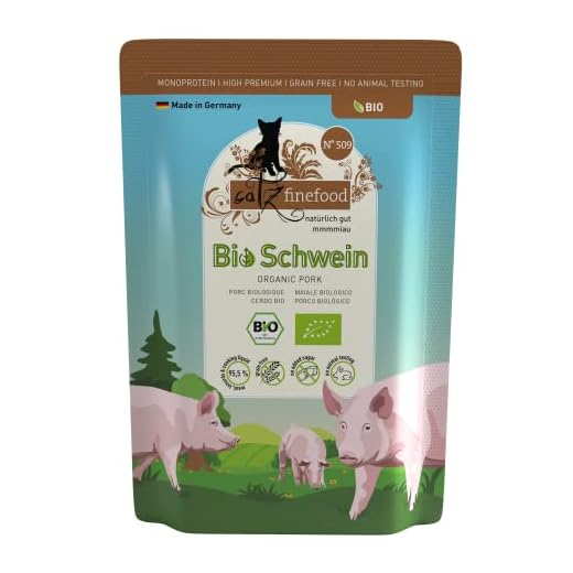 Catz Finefood Bio Katzenfutter mit Schwein