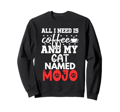 �L ���O ���W�� �M�t�g All I Need Is Coffee Cat Named Mojo �g���[�i�[
