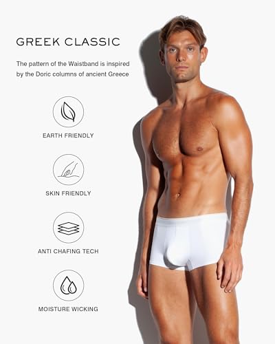 SALIGIA Men’s Modal Trunks 3-Pack – Sexy, Tag-Free & Ultra Soft Underwear with No Fly Pouch, Breathable Boxer Briefs2