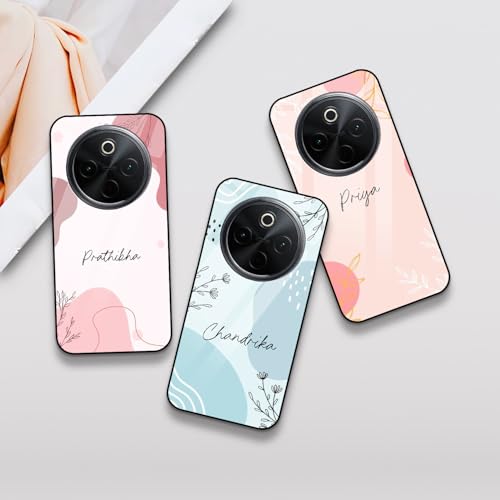 Image of COLORflow Back Cover Compatible with Vivo T4 5G / Y300 Pro 5G / iQOO Z10 5G | Aesthetic Name Color Customized | Shockproof TPU Bumper with Camera Protection Back Cover