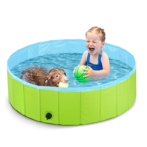 Ninonly プール 子供用 ペット用 取っ手付き 折り畳み式 水遊び用...