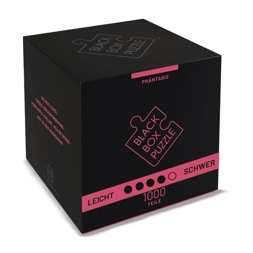 Black Box Puzzle 1000 Teile - Blackbox Puzzel mit Überraschungs-Motiv ohne Vorlage schweres Puzzle Erwachsene anspruchsvoll Puzzle-Box Fantasie (2025)