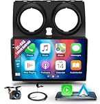 2+64G Android 15 Car Radio for Nissan Rogue Qashqai 2006-2016 Wireless Apple CarPlay Android Auto,9 inch Touchscreen Stereo WiFi Bluetooth GPS Navigation FM RDS + AHD Free Back Camera