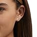 FISSEN JEWELRY Gold Flat Back Earrings for Women, 3Pairs 14k Gold Plated Flatback Stud Earrings Set, Tiny Hypoallergenic Cartilage Helix Tragus Piercing Earring Trendy Stuff Fashion Jewelry Gifts
