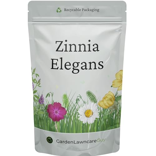 Zinnia Seeds for Planting - Covers 6-10m - Easy to Grow Flower Seed for UK Gardens (20g)