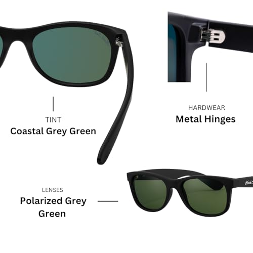 Black Sail Jib Polarized Sunglasses – Lightweight Low-Profile Frame, UV400, 7-Layer Lenses for Everyday Adventure2