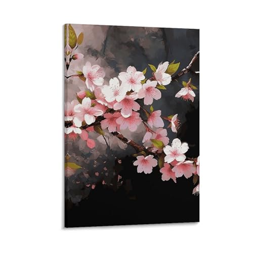 Peinture sur toile fleurs de cerisier HEBVNJF haute définition pour bureau