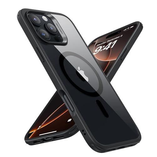 ESR für iPhone 16 Pro Hülle (4 in 1) Set, Transparente Matte Hülle mit Displayschutzfolie, Kompatibel mit MagSafe, Milit...