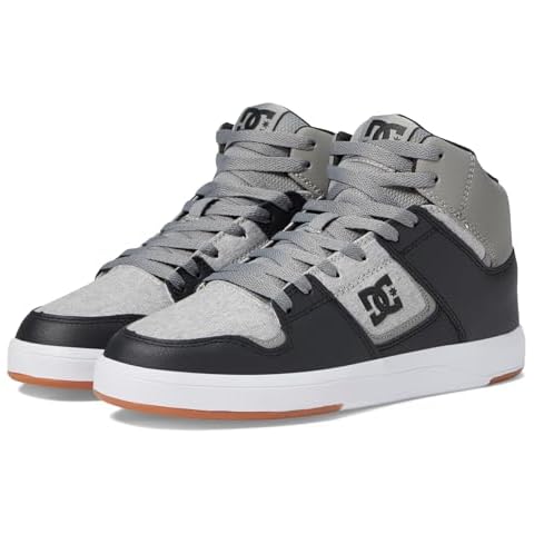 DC Shoes Men's Cure High Skate Shoe, 10.5 Grey Cover