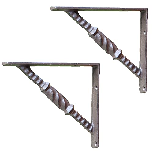 2 Pièces Équerre pour Étagere Murale en Fer Supports d'Étagère Triangulaires 90 Degrés Équerre Étagère Murale,Équerre de Fixation Flottante en Métal,Support d'angle Brace,avec Vis Cover