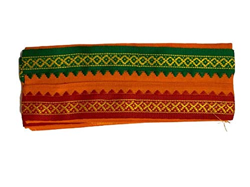 Sri Prajna Pooja MLA Orange Shawl - Pack of 1-picture-40