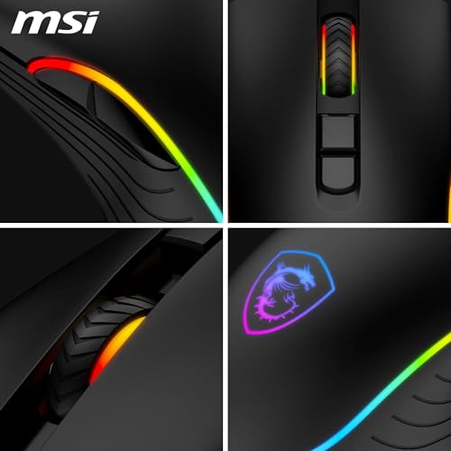 FORGE GM300 Gaming Mouse – Sensore ottico 7200 DPI, design simmetrico, switch da oltre 10M di clic, 7 pulsanti, latenza 8 ms, RGB LED, 118 g – Cablato - Mouse gaming - Immagine 6