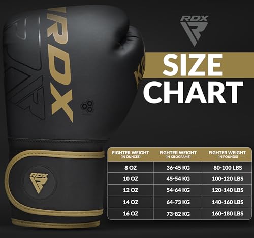 RDX Boxing Gloves and Pads Set, Maya Hide Leather, Adult & Kids KARA Hook and Jab Curved Focus Mitts with Punching Gloves for MMA, Muay Thai Kickboxing Martial Arts Punching Hand Target Strike Shield - Image 5