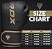 RDX Boxing Pads and Gloves Set, Maya Hide Leather Kara Hook and Jab Curved Focus Mitts with Punching Gloves for MMA, Muay Thai, Kickboxing Coaching, Martial Arts